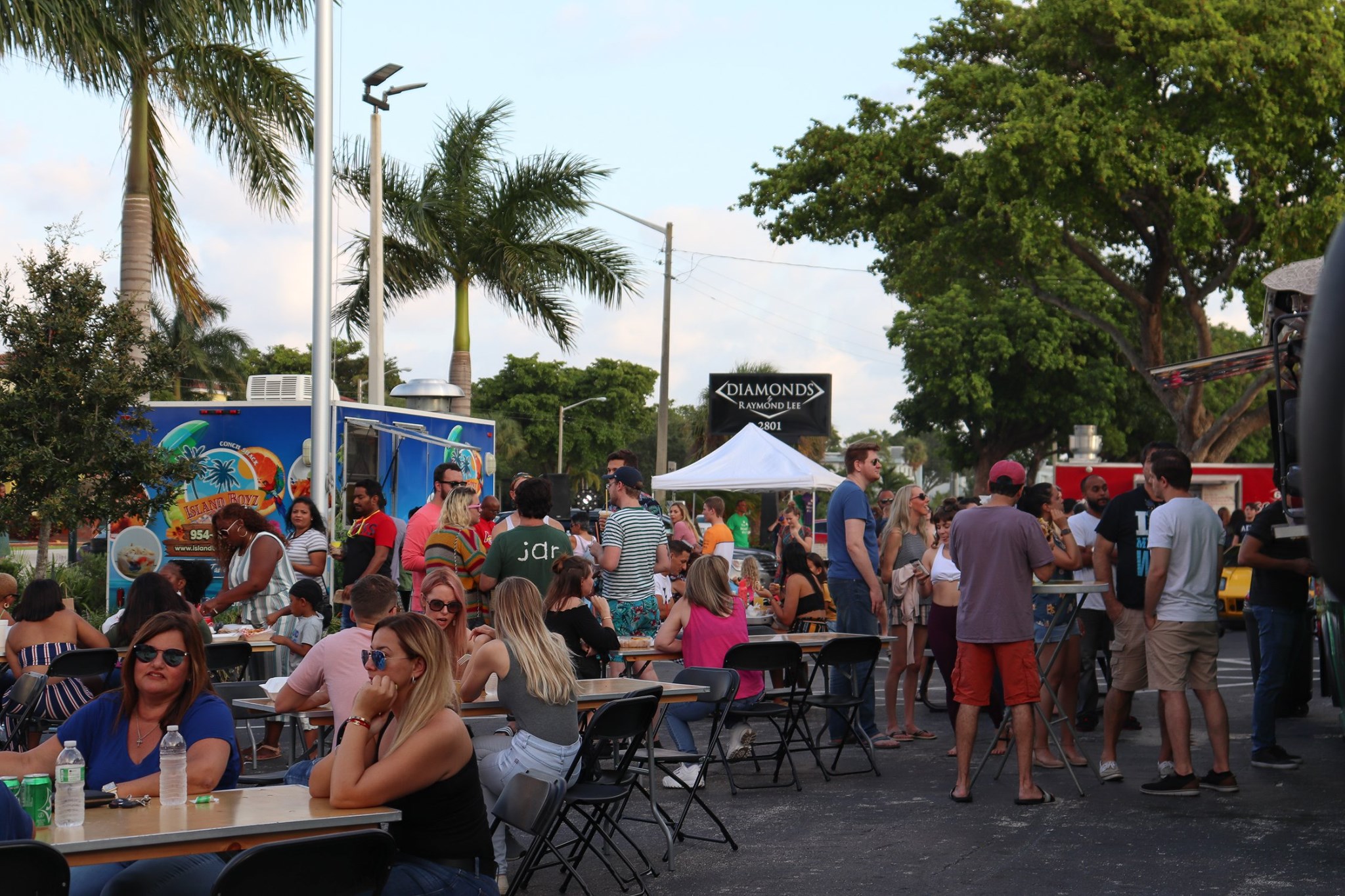 Vegan Food Truck Night, Palm Beach, Florida, United States