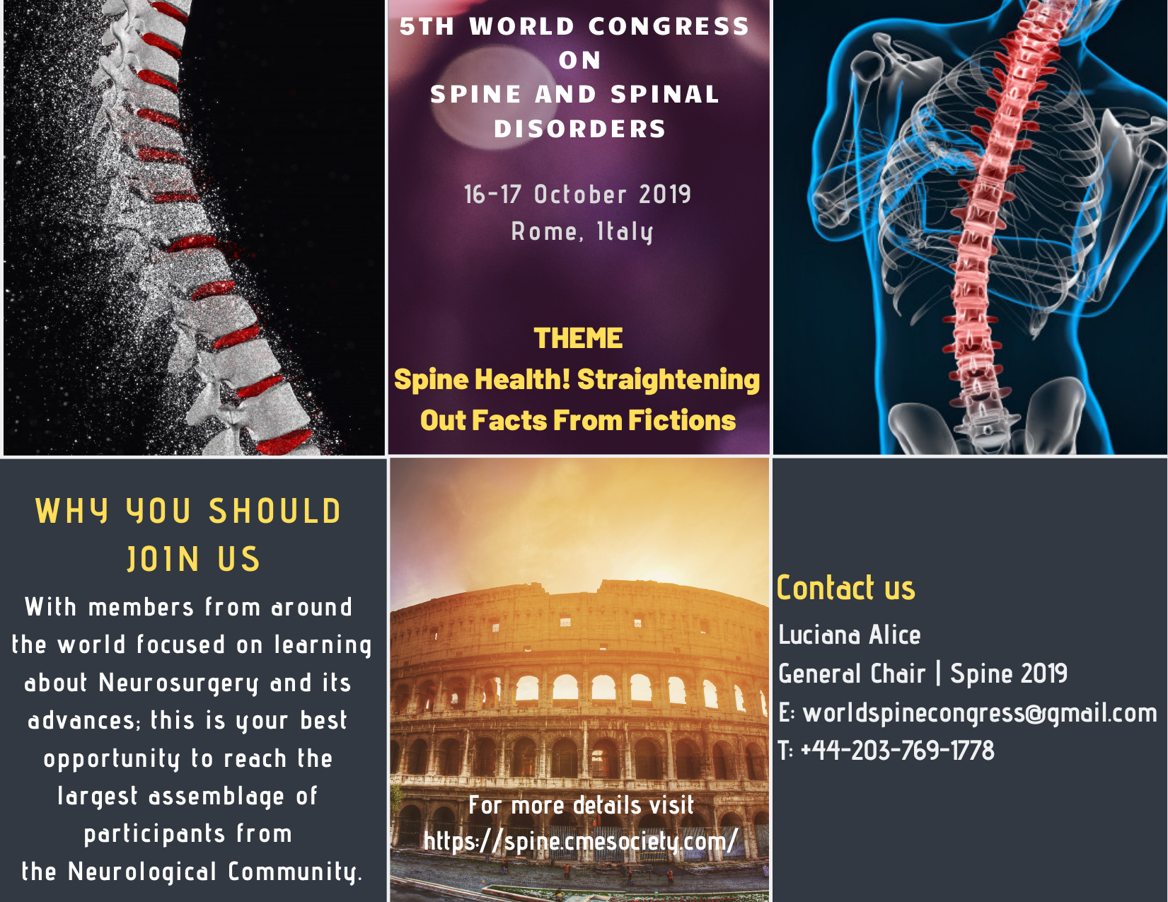 5th World Congress on Spine and Spinal Disorders, Rome, Italy