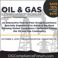Oil And Gas Compliance Forum - October 2, 2019 - Houston, TX