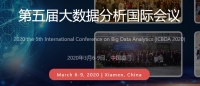 2020 The 5th International Conference on Big Data Analytics (ICBDA 2020)