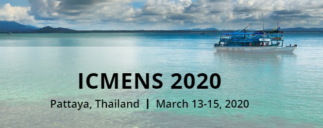 2020 4th International Conference on Materials Engineering and Nano Sciences (ICMENS 2020), Pattaya, Chonburi, Thailand