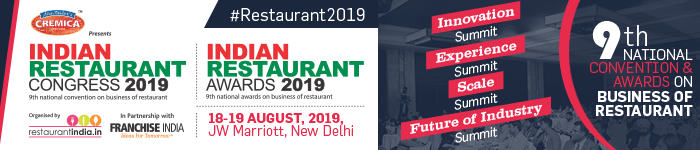 Indian Restaurant Congress 2019, New Delhi, Delhi, India