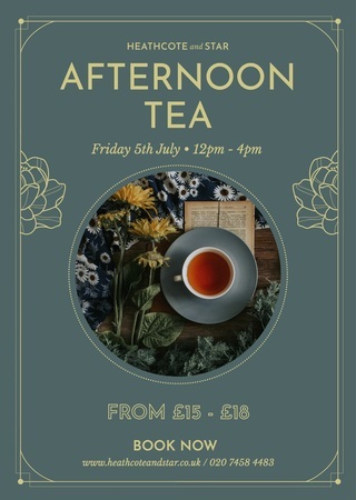 Afternoon Tea at the Heathcote and Star, London, England, United Kingdom