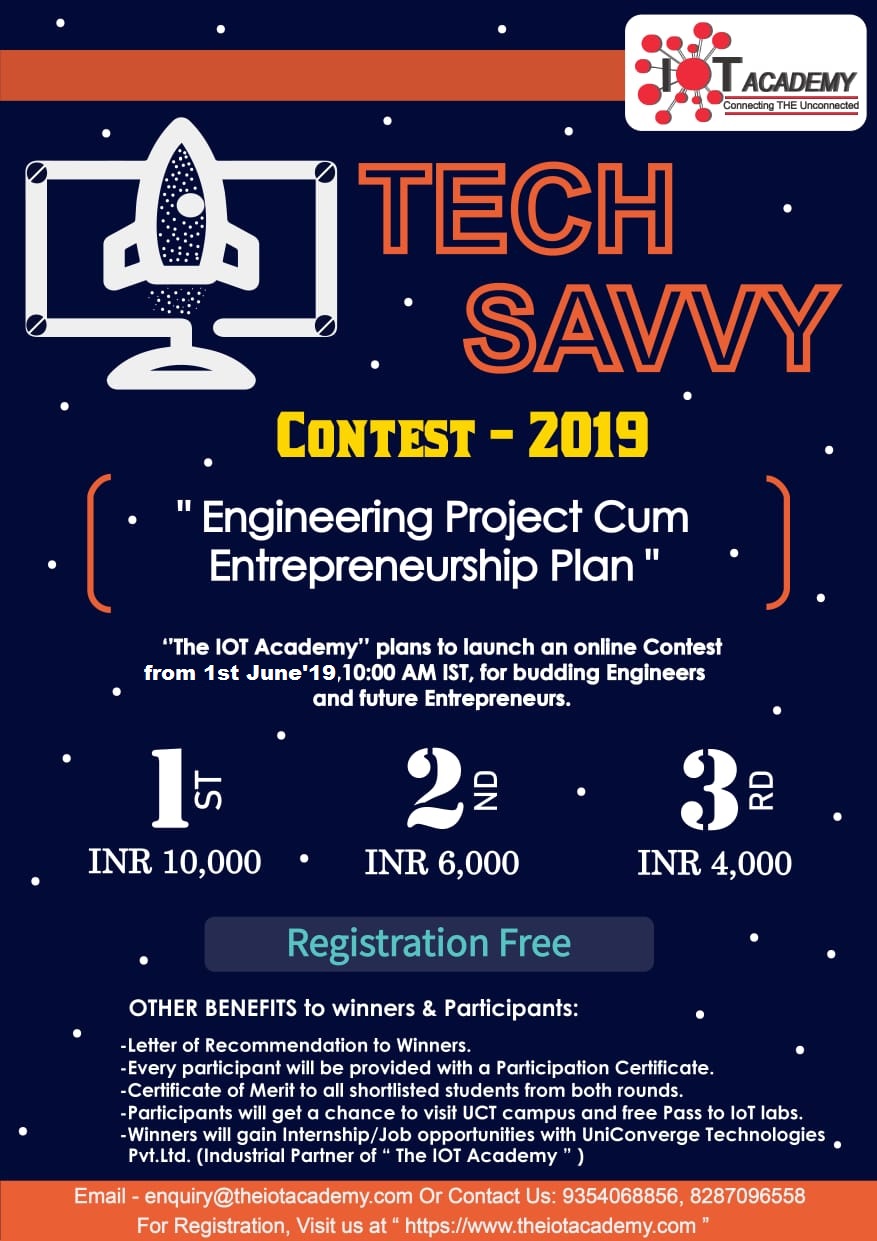 Tech Savvy Contest - 2019, Noida, Uttar Pradesh, India