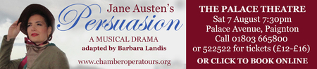 Chamber Opera Tours Presents Jane Austen's Persuasion: A Musical Drama, Paignton, United Kingdom