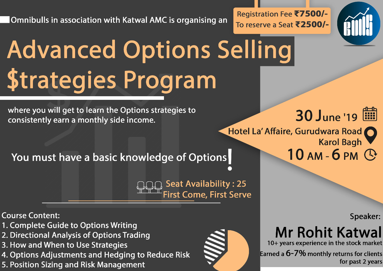 Advanced Options Selling Strategies Workshop, North Delhi, Delhi, India