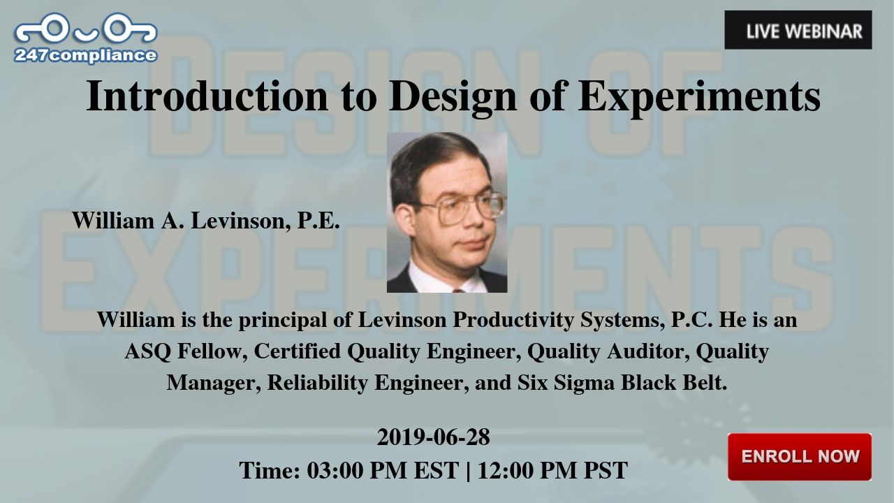 Introduction to Design of Experiments, Newark, Delaware, United States