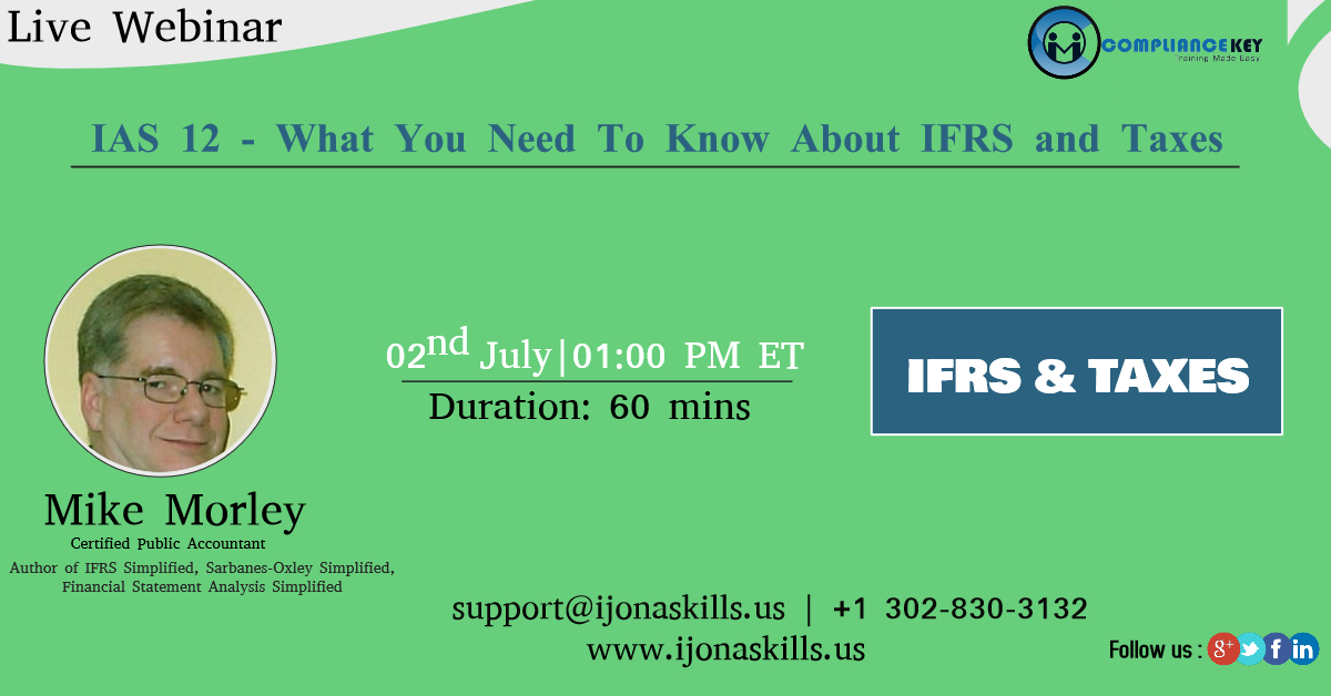 IAS 12 - What You Need To Know About IFRS and Taxes, Los Angeles, California, United States