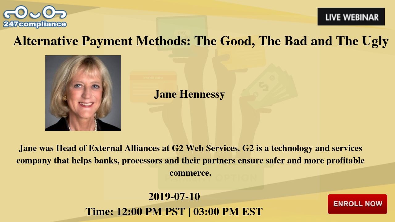 Alternative Payment Methods: The Good, The Bad and The Ugly, Newark, Delaware, United States