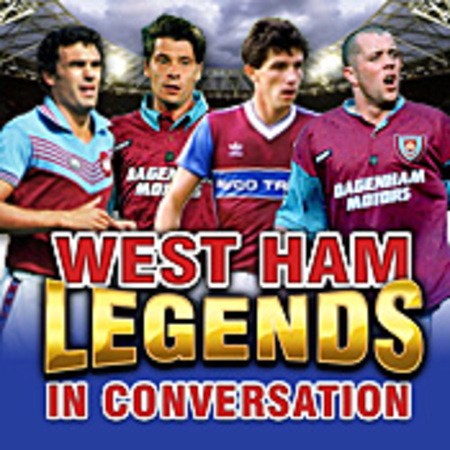 West Ham Legends in Conversation, Southend-on-Sea, Essex, United Kingdom
