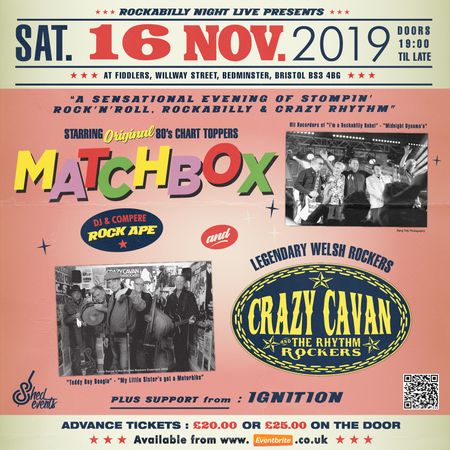 Crazy Cavan / Matchbox Double Bill with support from Ignition, Bristol, United Kingdom