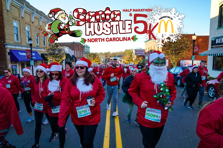 Santa Hustle Half Marathon, 5k, and Kids Dash North Carolina, Belmont, North Carolina, United States