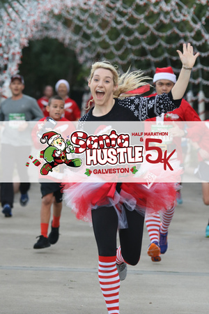 Santa Hustle Half Marathon, 5k and Kids Dash Galveston, Galveston, Texas, United States