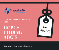 HCPCS Coding ABC’s by Lynn Anderanin - SymposiumGo