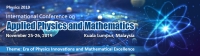 International Conference on Applied Physics and Mathematics 2019