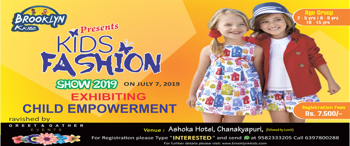 Kids Fashion show 2019, New Delhi, Delhi, India