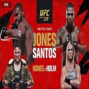 UFC 239 JONES V SANTOS AND NUNES V HOLM, Austin, Texas, United States