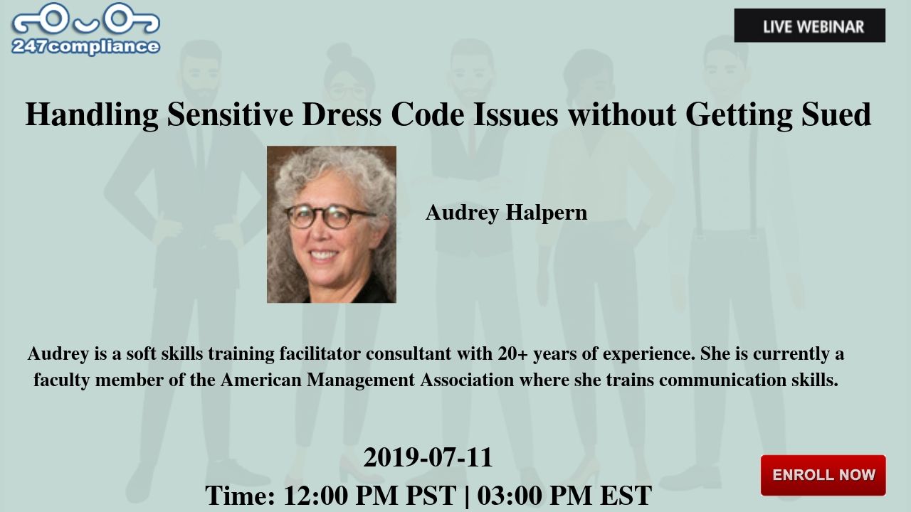 Handling Sensitive Dress Code Issues without Getting Sued, Newark, Delaware, United States