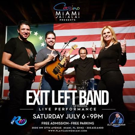 Exit Left's Debut at Casino Miami, Miami, Florida, United States