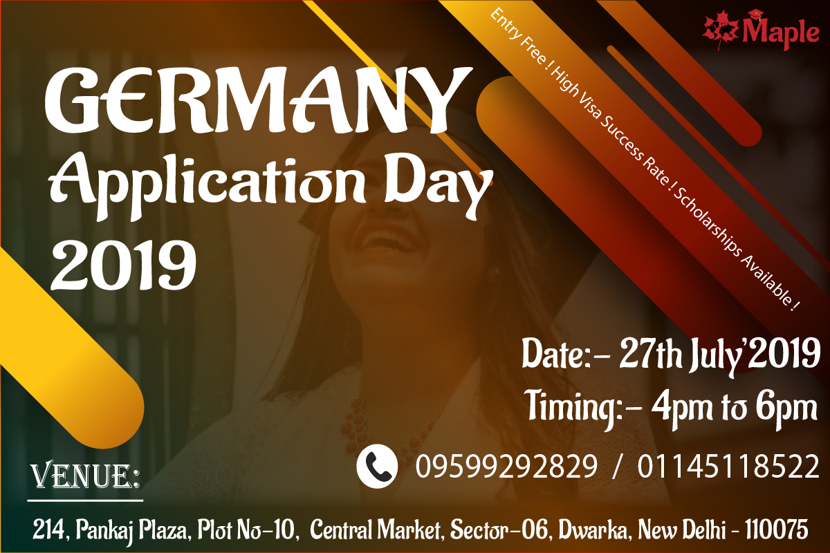 Germany Application Day - 27th July'19, South West Delhi, Delhi, India