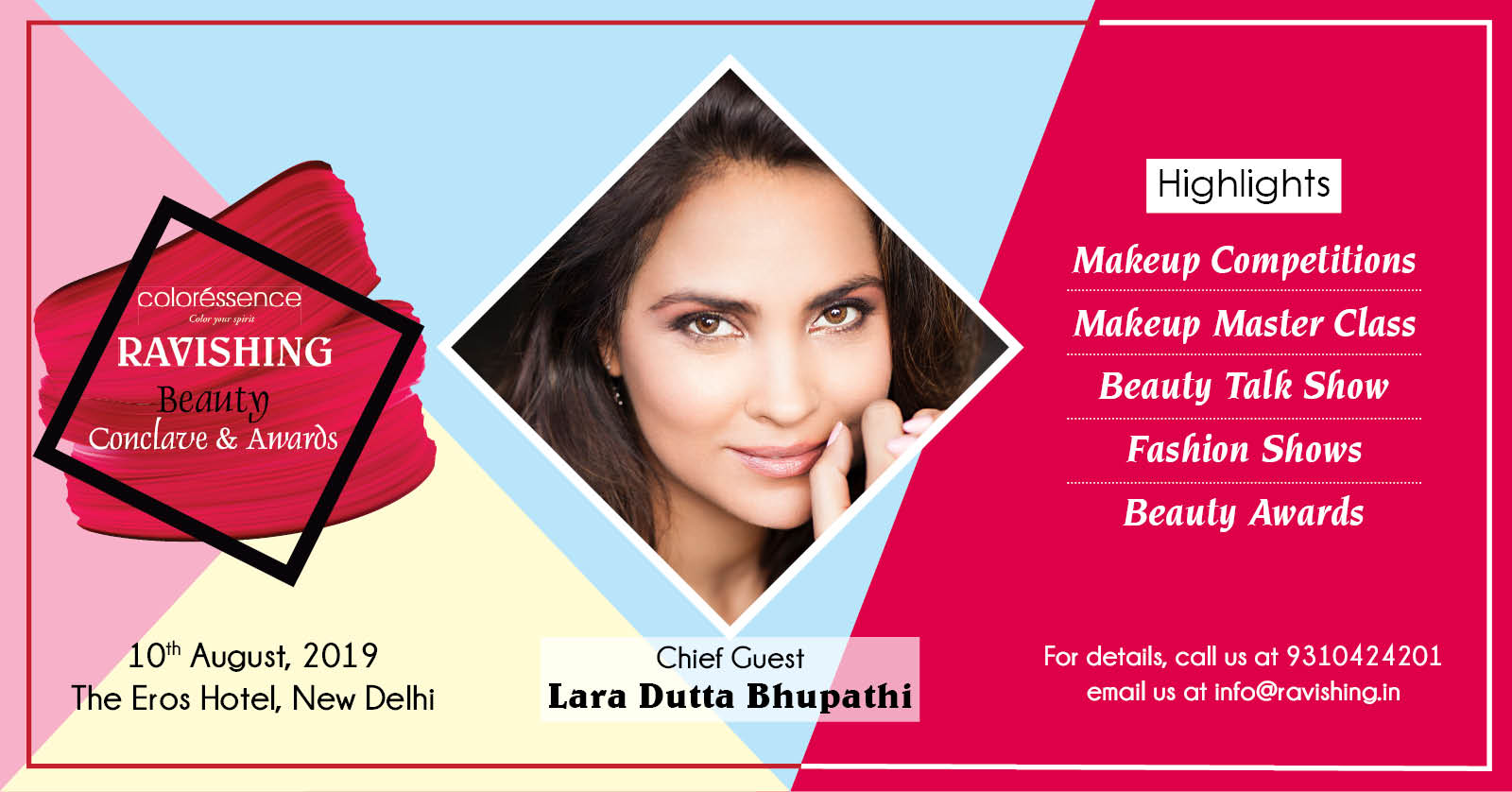 The Ravishing Beauty Conclave Awards 2019 - The Eros Hotel Nehru Place New Delhi 110019, New Delhi, Delhi, India