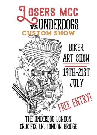 Losers MCC vs Underdogs Custom Biker Show, London, United Kingdom