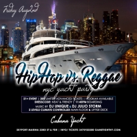 NYC Hip Hop vs. Reggae Summer Yacht Party at Skyport Marina Cabana