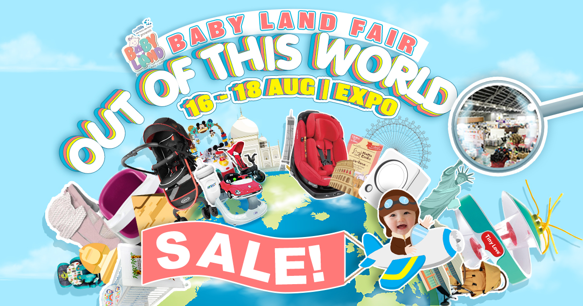 Baby Fair August 2019 - Baby Land Fair 16 to 18 Aug 2019 at Expo, Changi, Singapore,South East,Singapore