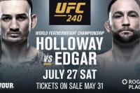 UFC 240 HOLLOWAY V EDGAR and CYBORG V SPENCER