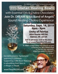 111 Tibetan Healing Bowls, Essential Oils & Chocolate in Fairfax, VA
