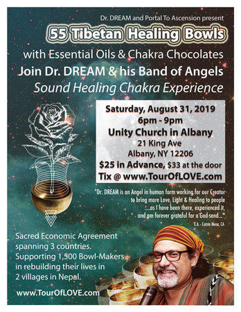 55 Tibetan Healing Bowls, Essential Oils & Chocolate Experience in Albany, Albany, New York, United States