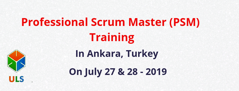 Professional Scrum Master (PSM) Certification Training Course in Ankara, Turkey, Ankara, Turkey