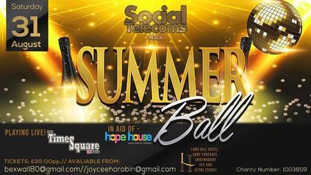 Summer ball for Hope House and Ty gobiath, Shropshire, England, United Kingdom