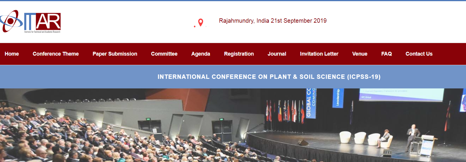 International Conference on Plant & Social Science (ICPSS-19), Rajahmundry, Andhra Pradesh, India