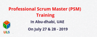 Professional Scrum Master (PSM) Certification Training Course in Abu-Dhabi, UAE
