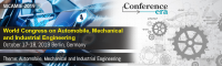World Congress on Automobile, Mechanical and Industrial Engineering