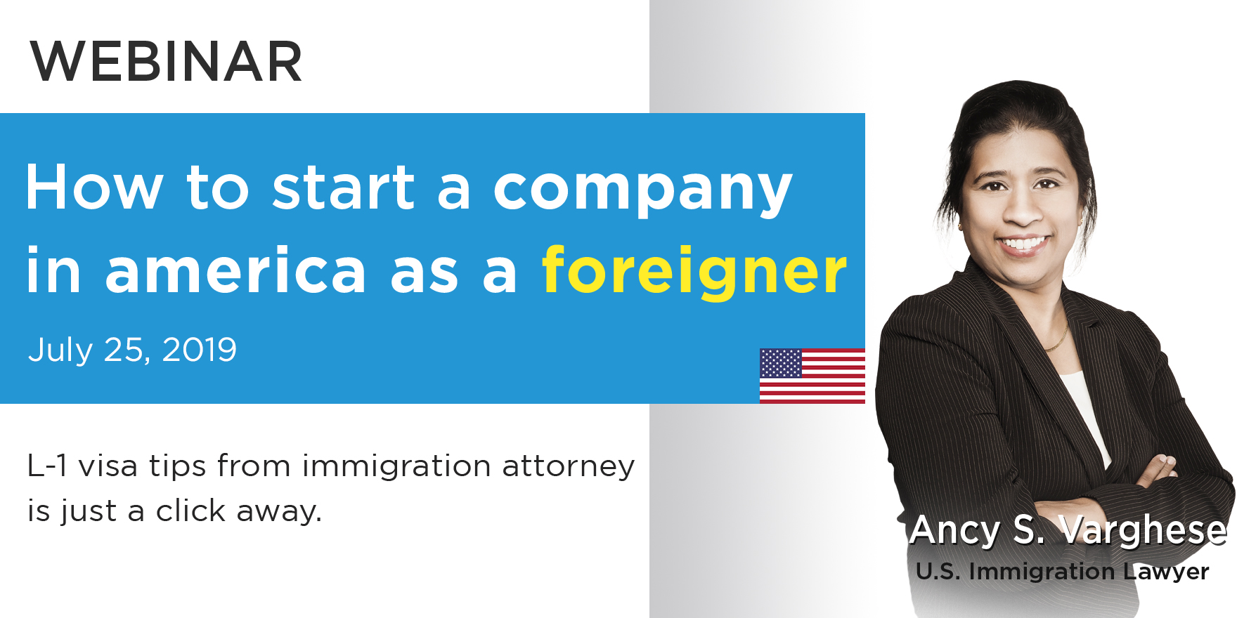 Immigration Webinar How To Setup A US Branch Of Your Foreign Company, Atlanta, Georgia, United States