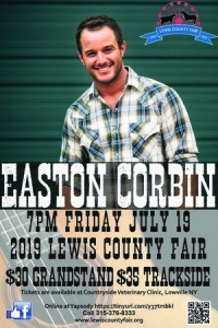 Easton Corbin at the Lewis County Fair