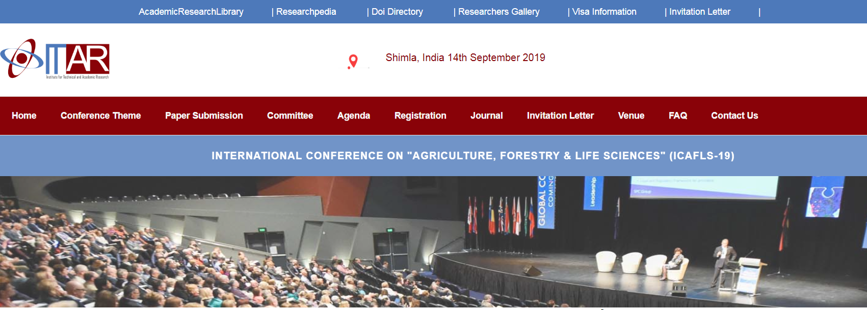 International Conference on "Agriculture, Forestry & Life Sciences" (ICAFLS-19), Shimla, Himachal Pradesh, India