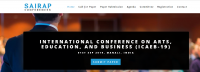 International Conference on Arts ,Education,Business (ICAEB-19)