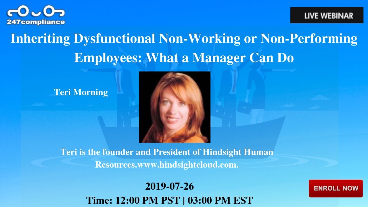 Inheriting Dysfunctional Non-Working or Non-Performing Employees: What a Manager Can Do, Newark, Delaware, United States