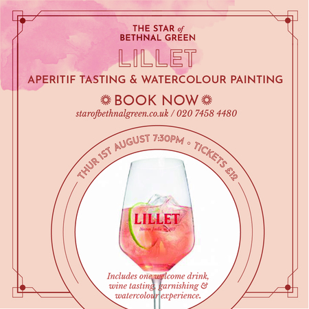 Lillet Wine Tasting & Watercolour Painting, London, United Kingdom