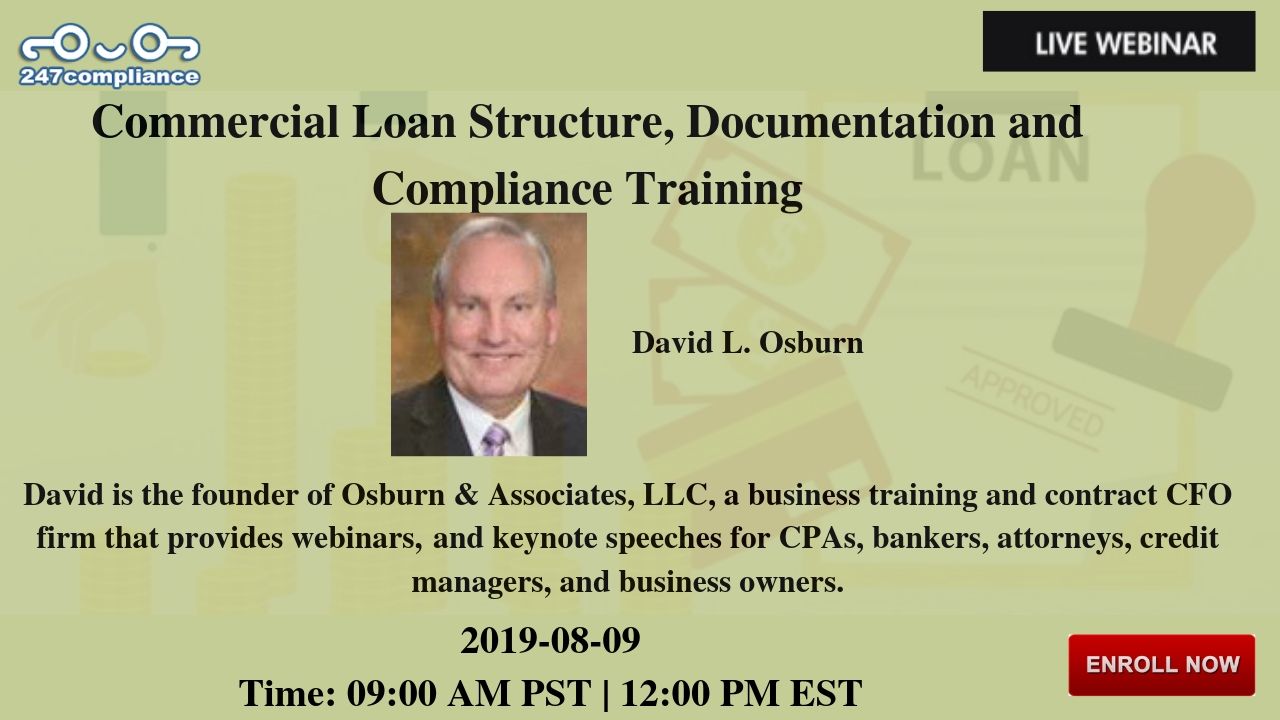 Commercial Loan Structure, Documentation and Compliance Training, Newark, Delaware, United States