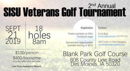 SISU's 2nd Annual Veterans Golf Tournament, Des Moines, Iowa, United States