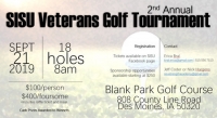 SISU's 2nd Annual Veterans Golf Tournament