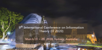 9th International Conference on Information Theory (IT 2020)