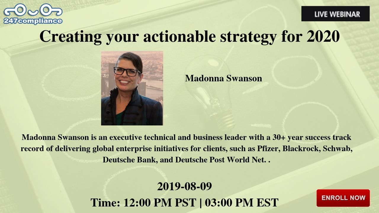 Creating your actionable strategy for 2020, Newark, Delaware, United States
