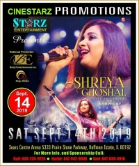 Shreya Ghoshal Live Concert 2019 Chicago