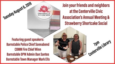 Centerville Civic Association's Annual Meeting and Strawberry Shortcake Social, Barnstable, Massachusetts, United States