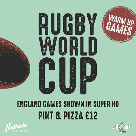 Rugby World Cup: Warm Up Games // Northcote Records, Battersea, London, United Kingdom